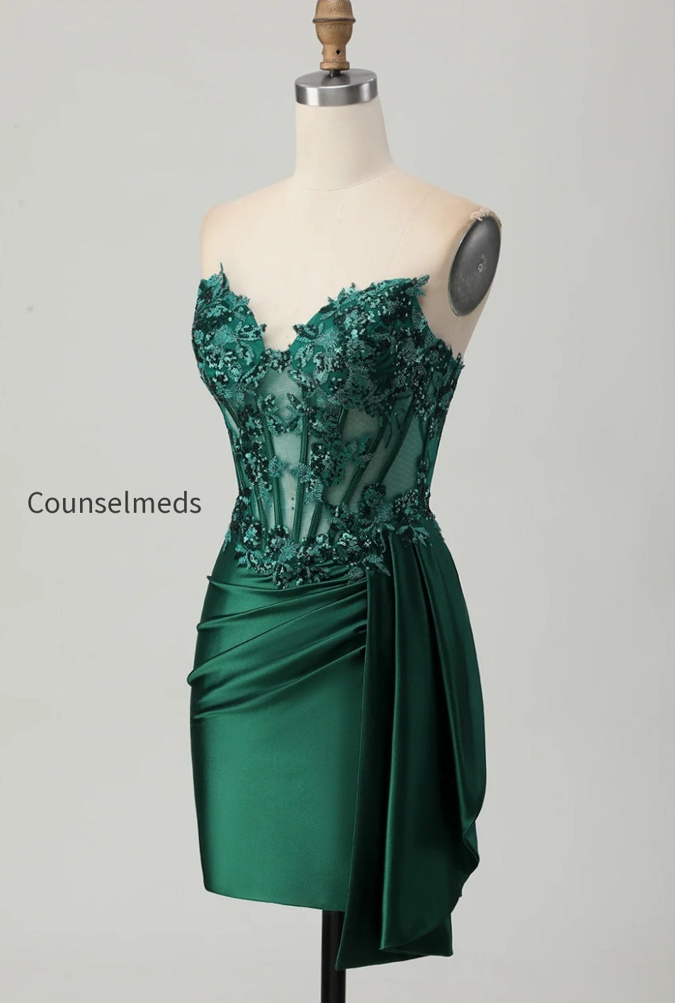 sparkly-dark-green-corset-tight-short-homecoming-dress-with-sequins-1