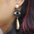 Devil's Eye Diamond Earrings