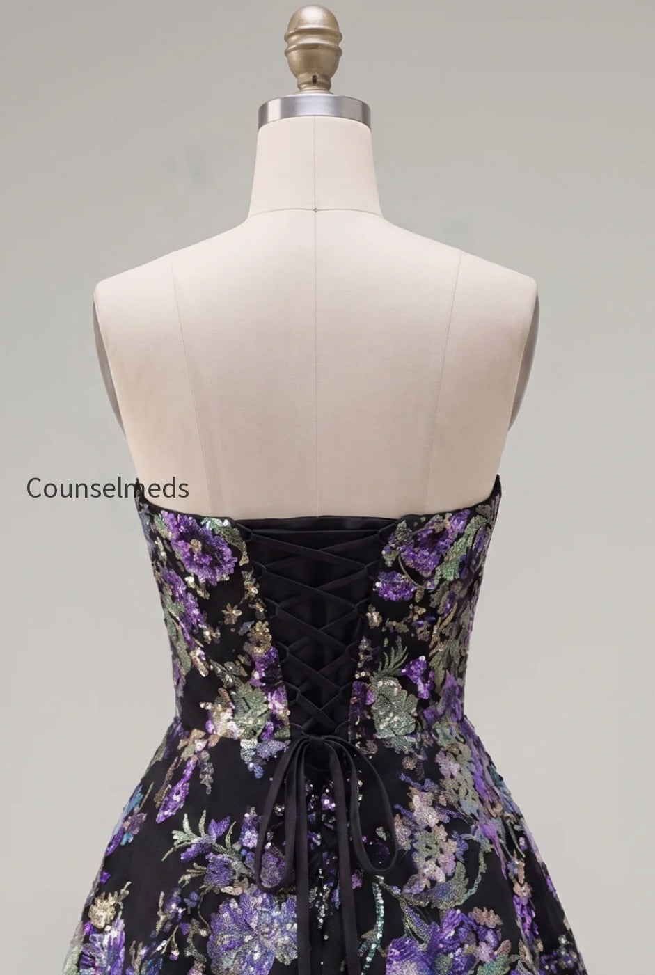 sparkly-pink-floral-beaded-a-line-short-strapless-homecoming-dress