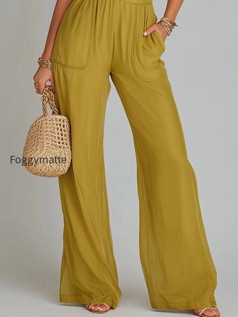 mesh-paneled-keyhole-neck-wide-leg-jumpsuit