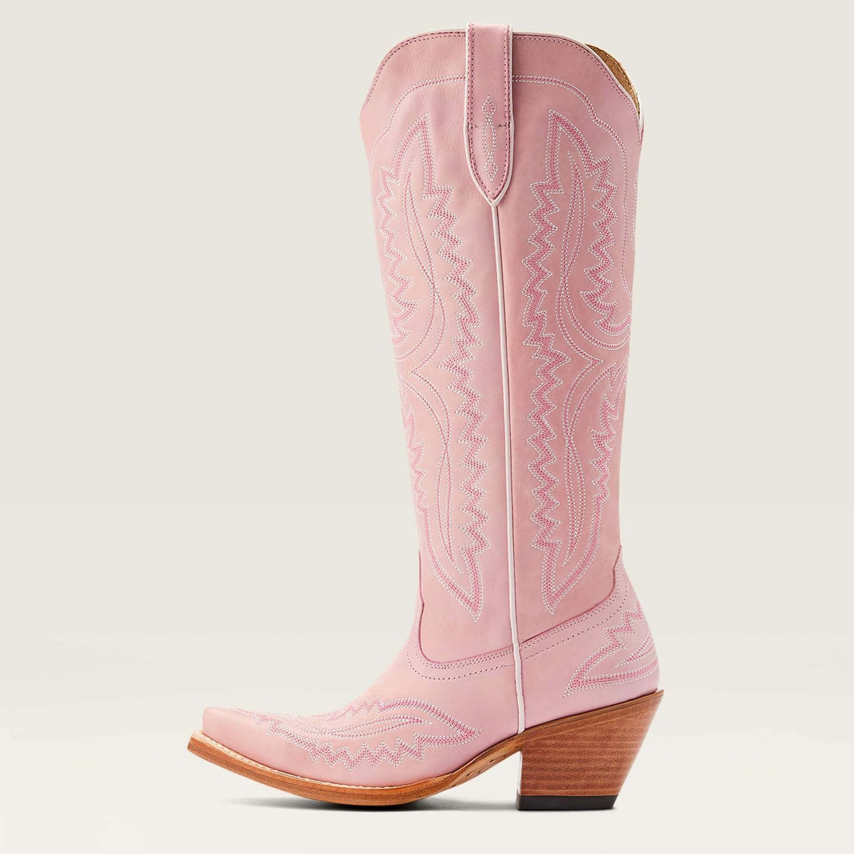 Cowgirl Outfit Women's Vintage Embroidered Pointed Toe Square Heel Western Boots