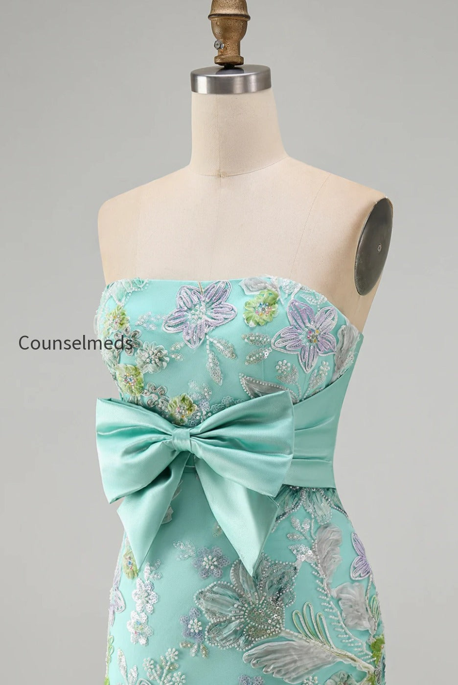 floral-mint-green-sequin-tight-short-homecoming-dress-with-bow