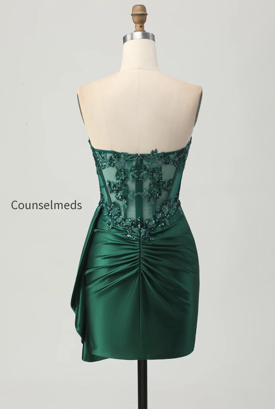 sparkly-dark-green-corset-tight-short-homecoming-dress-with-sequins-1