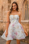 sparkly-pink-floral-short-a-line-homecoming-dress