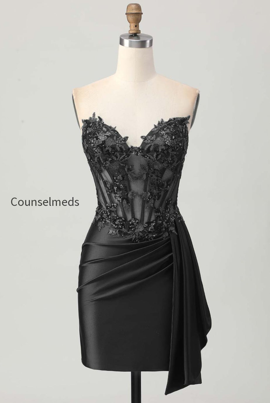 sparkly-dark-green-corset-tight-short-homecoming-dress-with-sequins-1