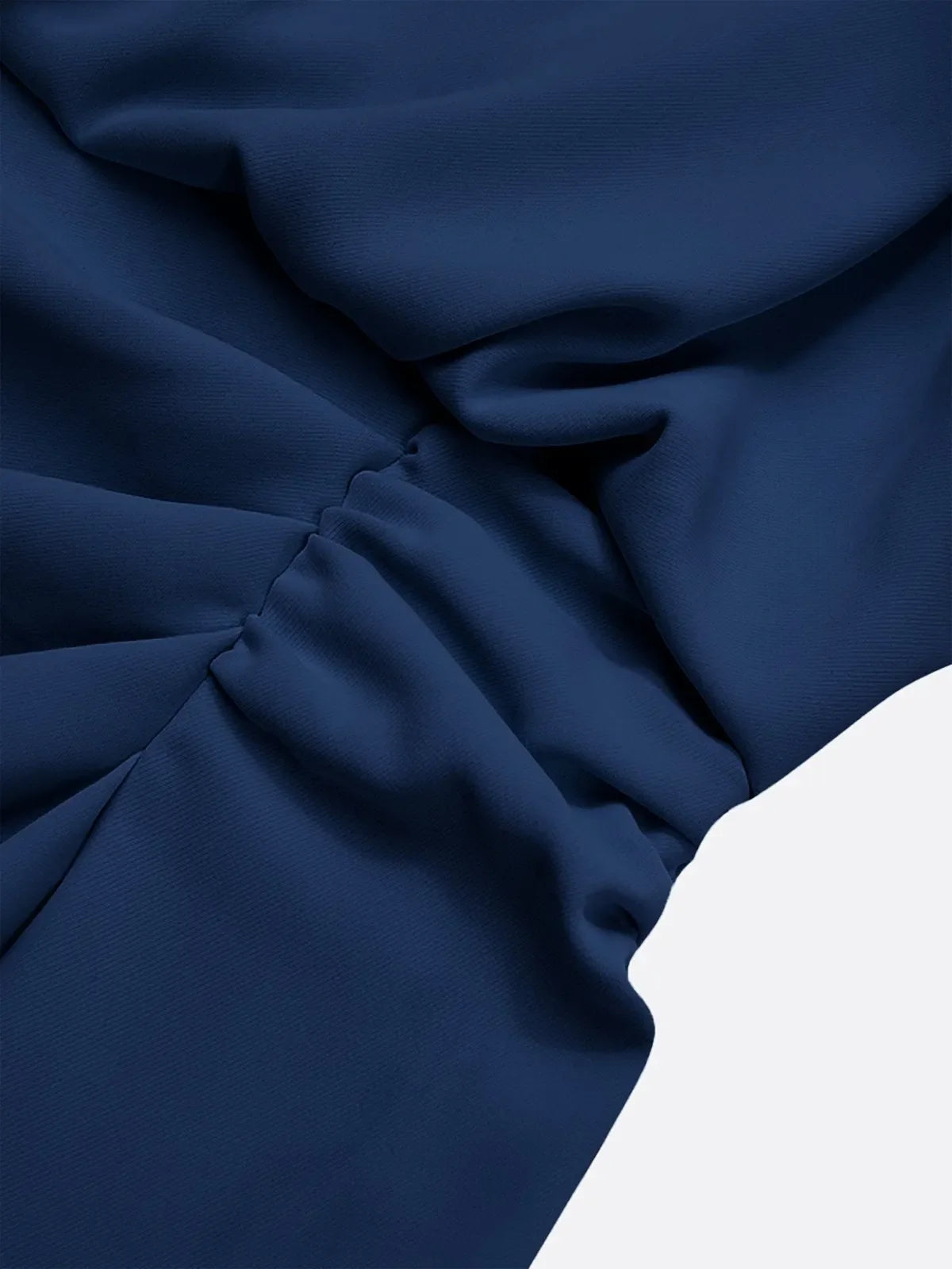 Elegant Keyhole Neck Sheath Dress with Ruched Waist Detail