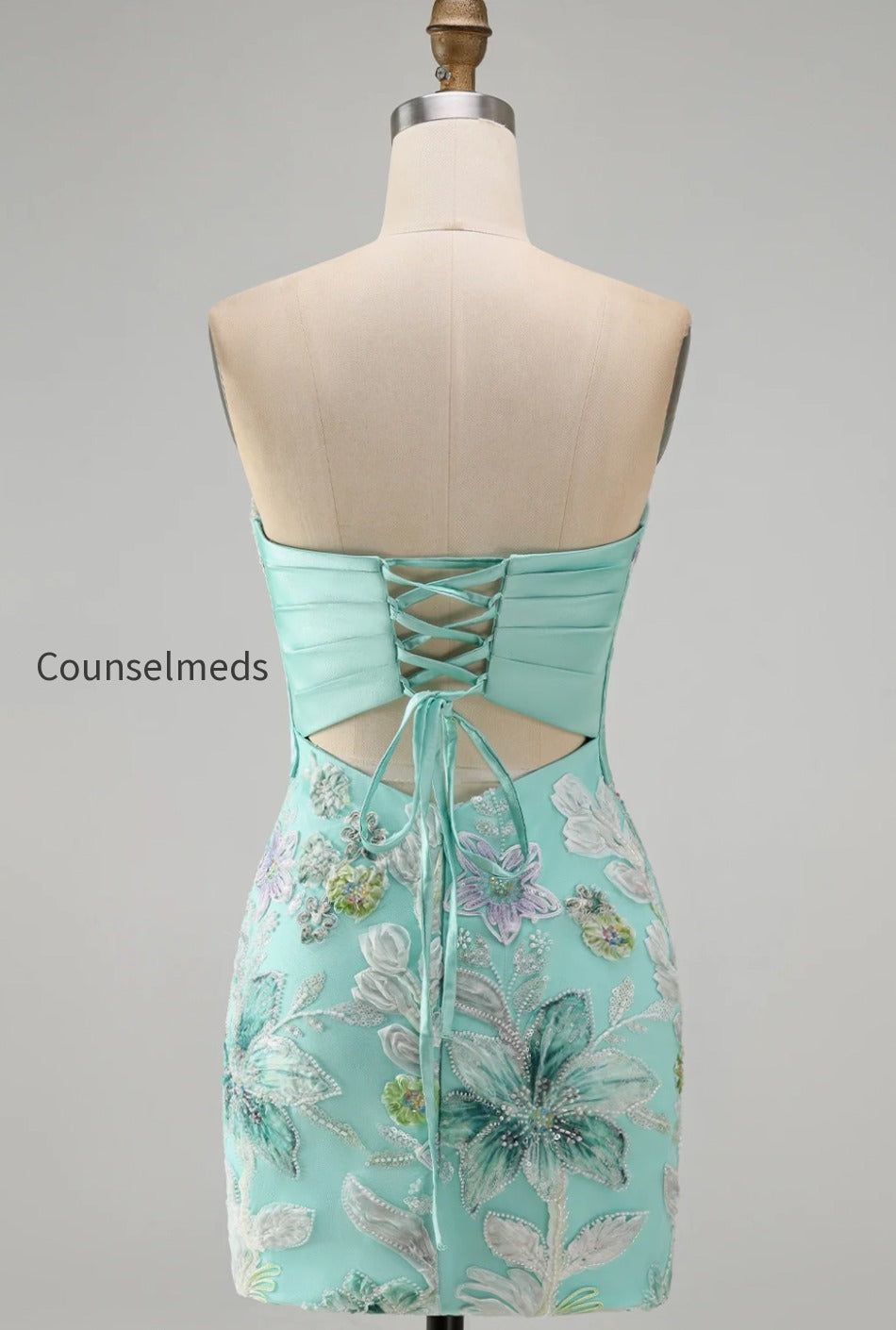 floral-mint-green-sequin-tight-short-homecoming-dress-with-bow